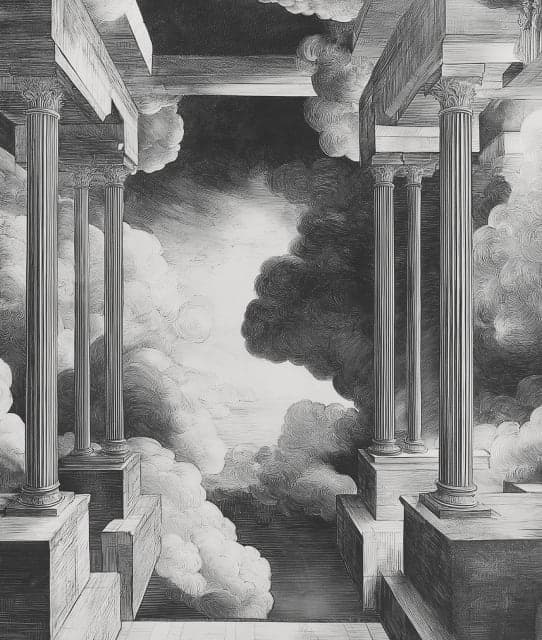 Classical architecture illustration